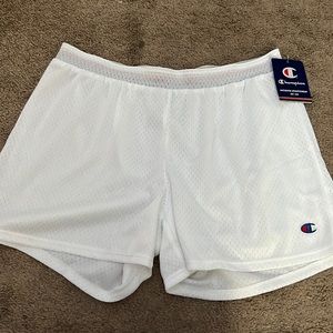 white champion shorts